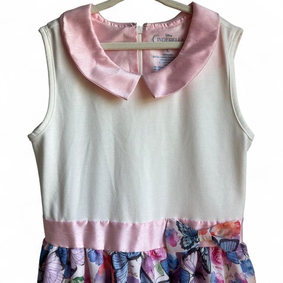 Cinderella Pink and White Butterfly Dress - Picture 2 of 7